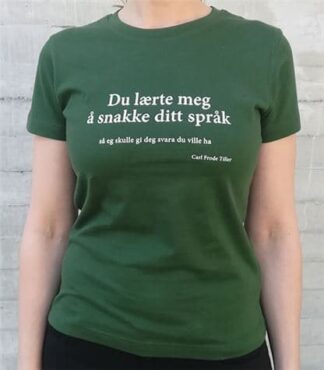 Festspel-t-skjorta 2019 dame grøn