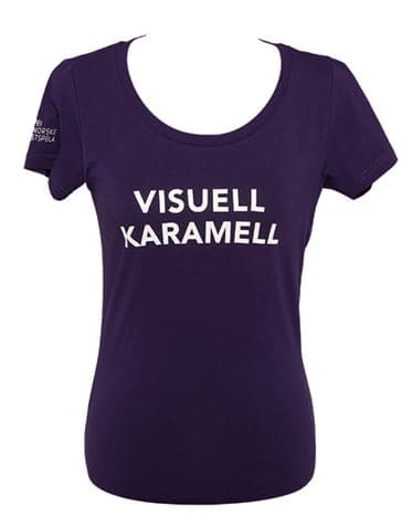 Festspel-t-skjorta 2011 Visuell karamell - Dame (sid) Lilla