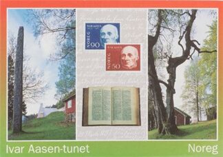 Kort Aasen-tunet med frimerke nr. 2053