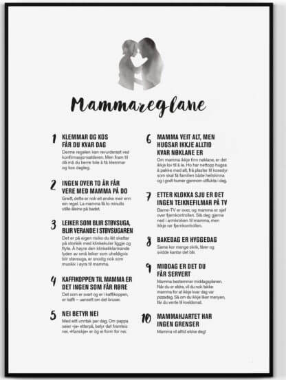 Mammareglane – plakat