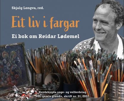 Bilete av boka "Eit liv i fargar" av Skjalg Longva