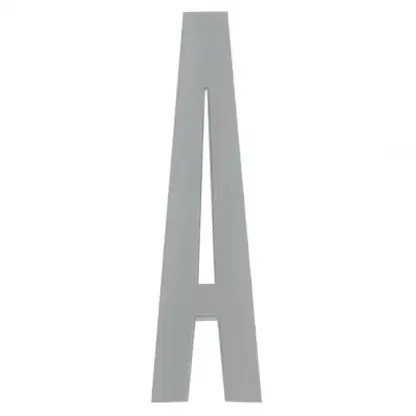 Design Letters bokstav – A grå