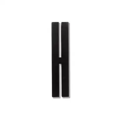 Design Letters bokstav – H svart