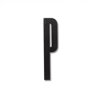 Design Letters bokstav – P svart
