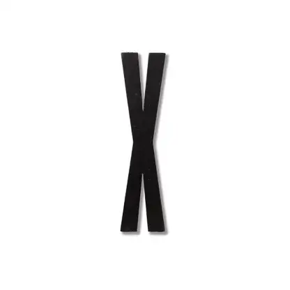 Design Letters bokstav – X svart