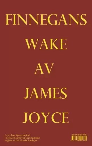 Bilete av boka Finnegans Wake