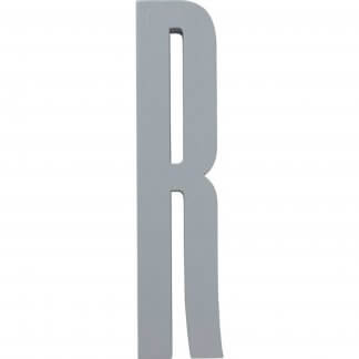 Design Letters bokstav – R grå