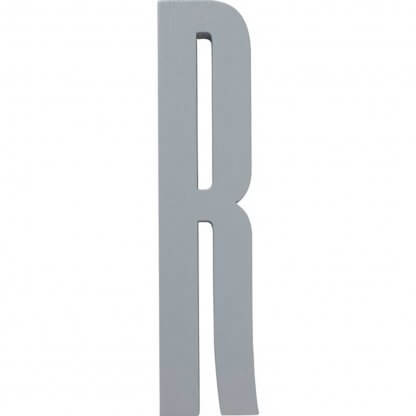 Design Letters bokstav – R grå