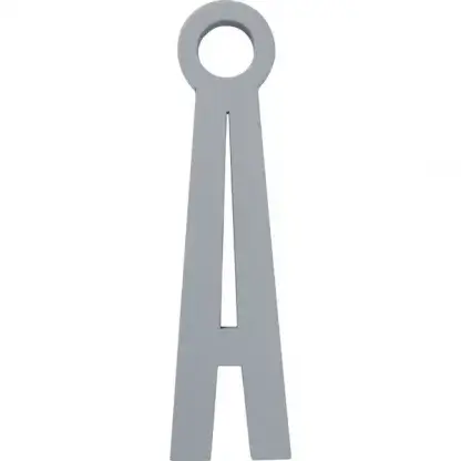 Design Letters bokstav – Å grå