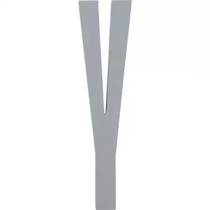 Design Letters bokstav – Y grå