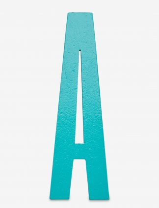 Design Letters bokstav – A turkis