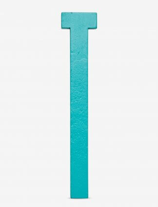 Design Letters bokstav – T turkis