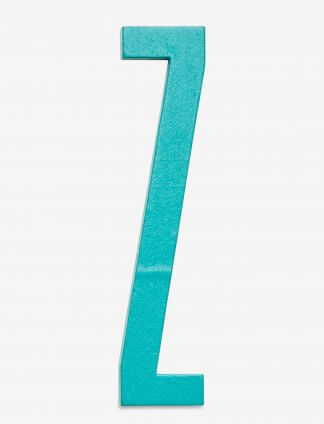 Design Letters bokstav – Z turkis