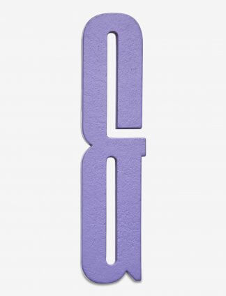 Design Letters bokstav – & lilla