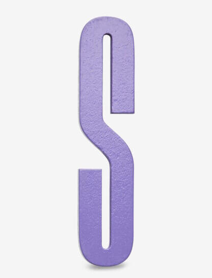 Design Letters bokstav – S lilla