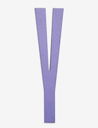 Design Letters bokstav – Y lilla
