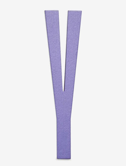 Design Letters bokstav – Y lilla