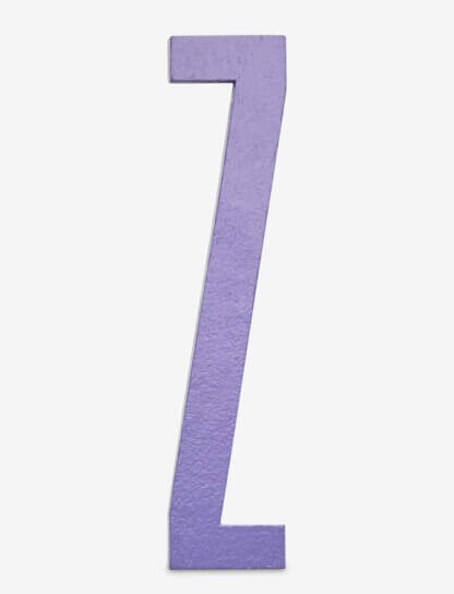 Design Letters bokstav – Z lilla