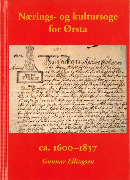 boka Nærings-og kultursoge for Ørsta ca 1600 til 1837